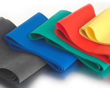 THERABAND THERA-BAND ALTERNATIVE TWO RESISTANCE BANDS LATEX FREE, PHYSIO