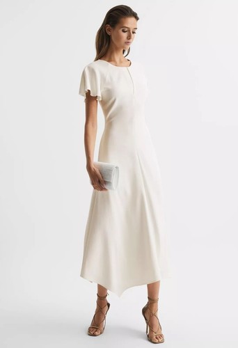 Reiss eleni cap sleeve - eleni, midi