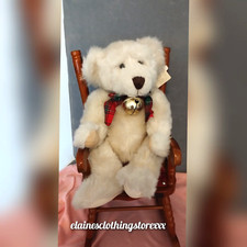 Russ Berrie Bear Sleighbells Bears From The Past Collection With Tags