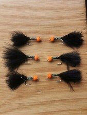 6 Black Hot Head Stalking Bug