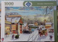 FX Schmid 1000 piece Jigsaw : Winter Memories by Trevor Mitchell : Christmas