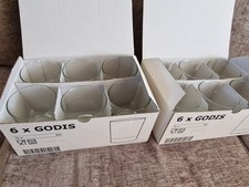 IKEA GODIS Glasses Clear 23cl
