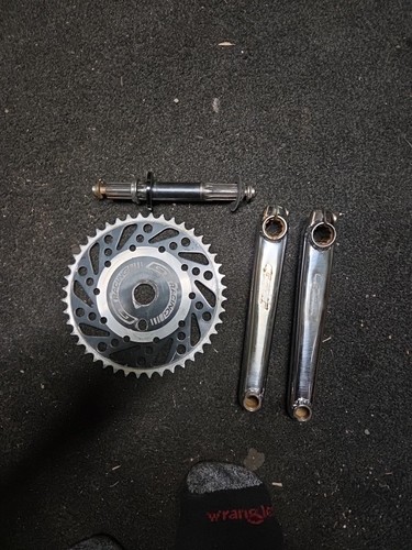 1999 racing bmx crankset - 1999, gt