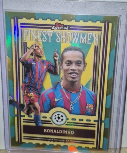 Ronaldinho r10 topps finest - r10,