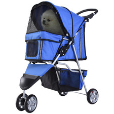 Pawhut 3 Wheel Pet Stroller