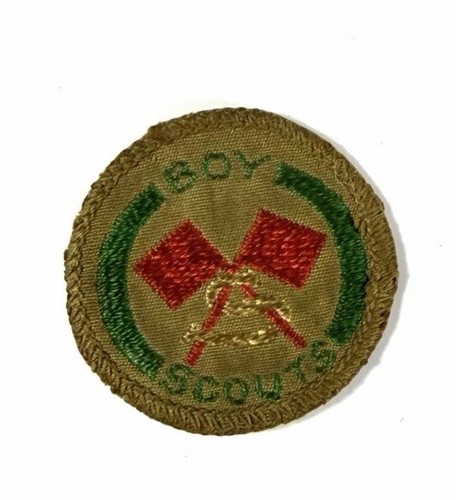 Pre 1939 boy scouts - scouts, signaller
