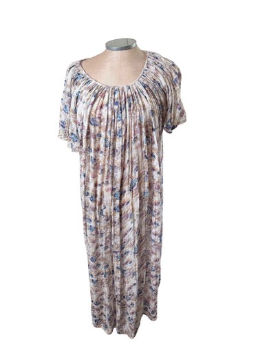 Vintage 70s floral tent dress - 70s,