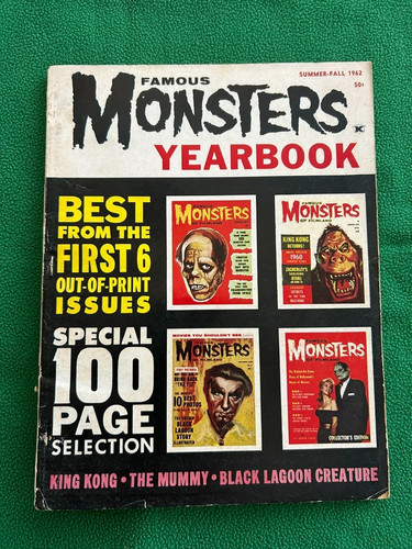 Famous monsters 1962 yearbook - 1962,