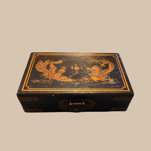 Vintage chinese lacquer - vintage, abacus