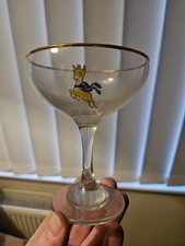Vintage Babycham Gold Rim