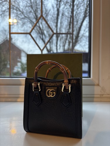 Gucci diana nano bag black - gucci,