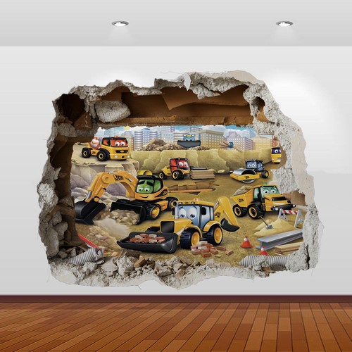 Jcb tractors diggers graphic - tractors,