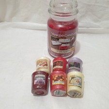 Yankee Candle  letters to Santa  , Large Jar 623g + 6 yankee votives brand new 