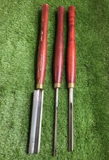 Job Lot Of Record Power HSS Wood Turning Chisels S112