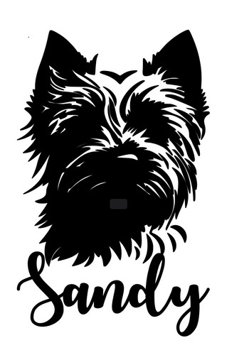 Cairn terrier dog custom - cairn,