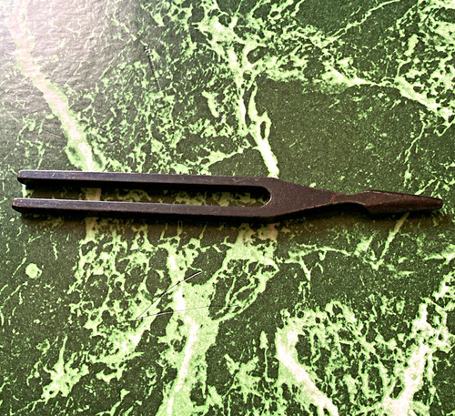 Metal analogue tuning fork - tuning,