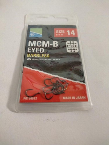 Preston mcm eyed barbless - eyed,