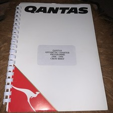 Qantas   Airlines “Antarctica Charter programme 1994-1995 Crew Brief”