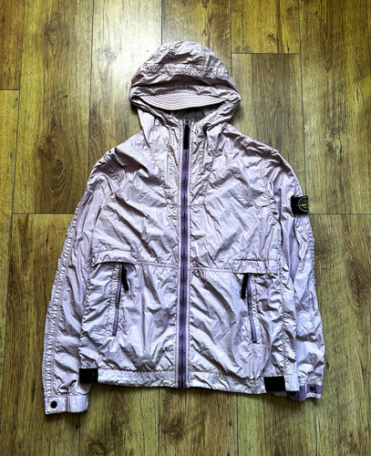 Stone island pink nylon hooded - stone,