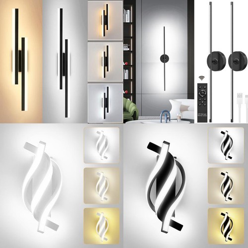 Modern led wall light - wall,