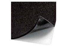 BLACK SELF ADHESIVE FELT 12" x