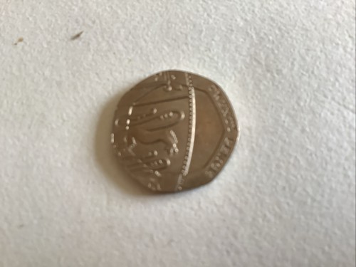 Undated pence coin in - undated,