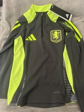 Aston Villa Kids 1/4 Zip Training Top BNWT 5-6 Year Old 