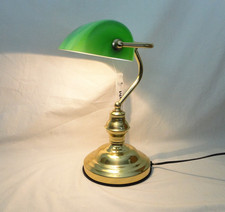 Touch Light Bankers Lamp Green