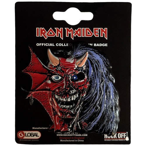 Iron maiden metal - maiden, badge