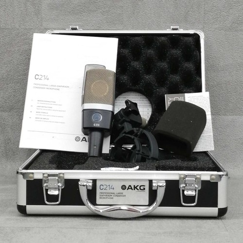 Akg c214 condenser microphone - akg,