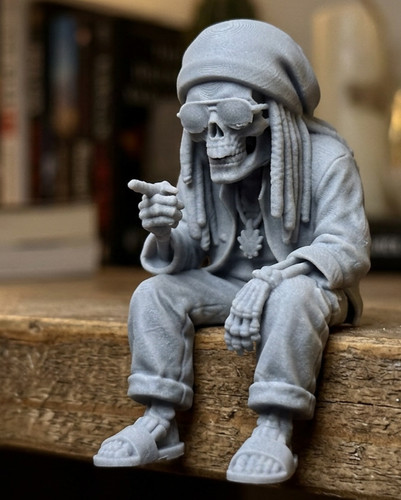 Skeleton shelf sitter - skeleton, figurine