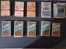 Vintage Empty Cigarette Packets ~ Player's , Park Drive, Navy Cut, Wild Woodbine