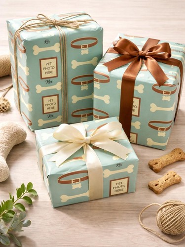 Custom pet wrapping paper - custom,