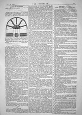 Original Old Antique Print