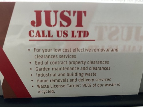 Man van hire - &, house/waste