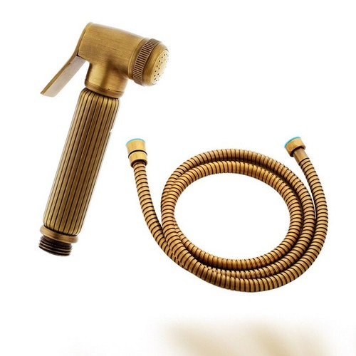 Retro antique brass bathroom - brass,