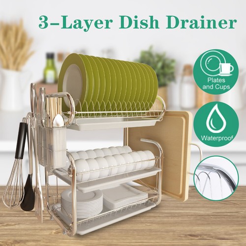 Tier dish drainer rack - 3,
