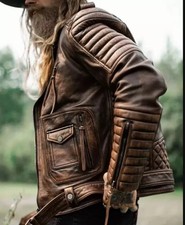 Men's Slim Fit Leather Jacket