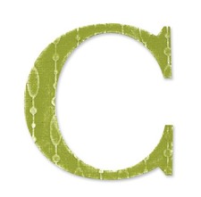 Sassy serif letter sizzix - serif,