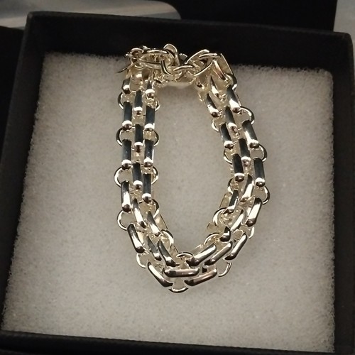 Silver anchor mariner chain - silver,