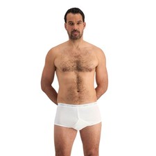 3 x Mens Jockey Y-Front Briefs Original Classic White Underwear