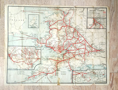 Great western railway map - great,