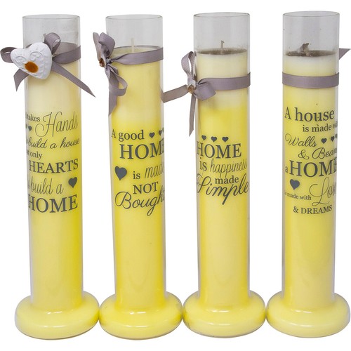 28cm candle wax glass jar - 28cm,
