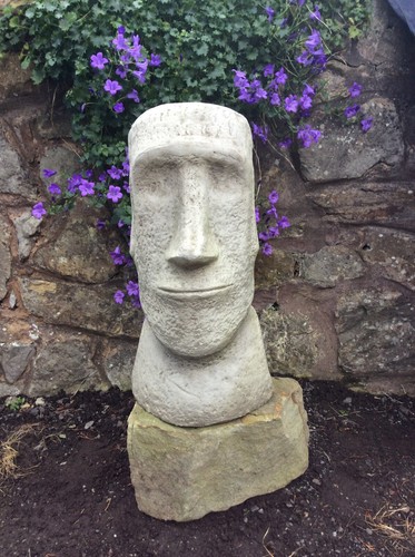 Large easter island stone - easter,