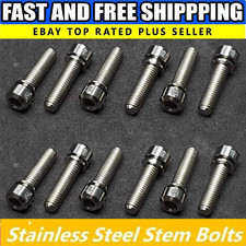 Stainless Steel STEM BOLTS MTB Road Hybrid BMX Bikes Cycles M5 5mm x 18mm Screw