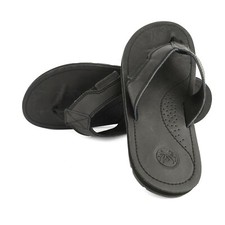 Mens Leather Summer Sandals Walking Toe Post Flip Flops Sandals Beach Shoes 