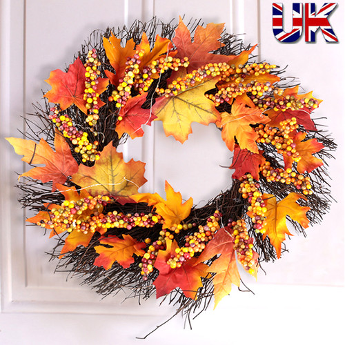 45cm fall wreath for front - 45cm,