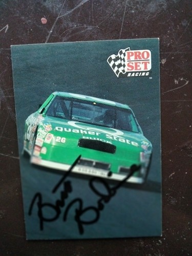 Brett bodine autographed - brett,