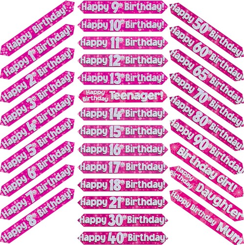 9ft pink silver holographic - 9ft,