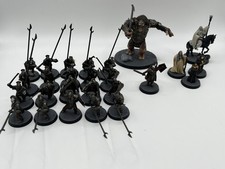 ISENGARD Army URUK HAI lord of the rings warhammer Painted MESBG Games Workshop
